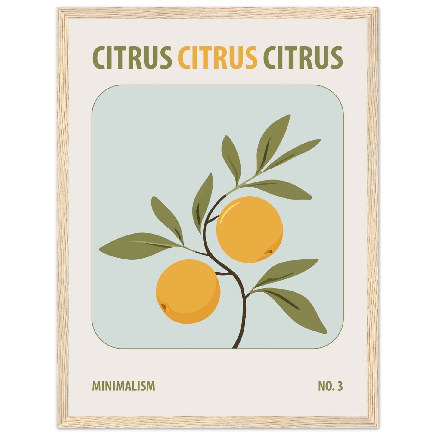 Citrus - art behind glass