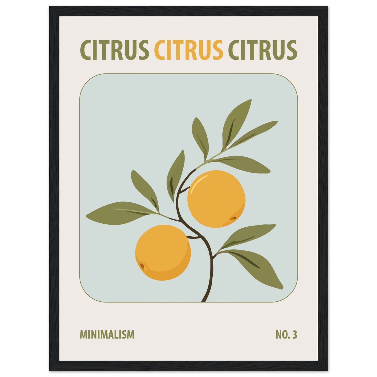 Citrus - art behind glass