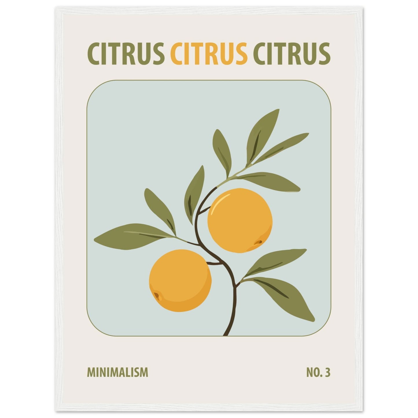 Citrus - art behind glass