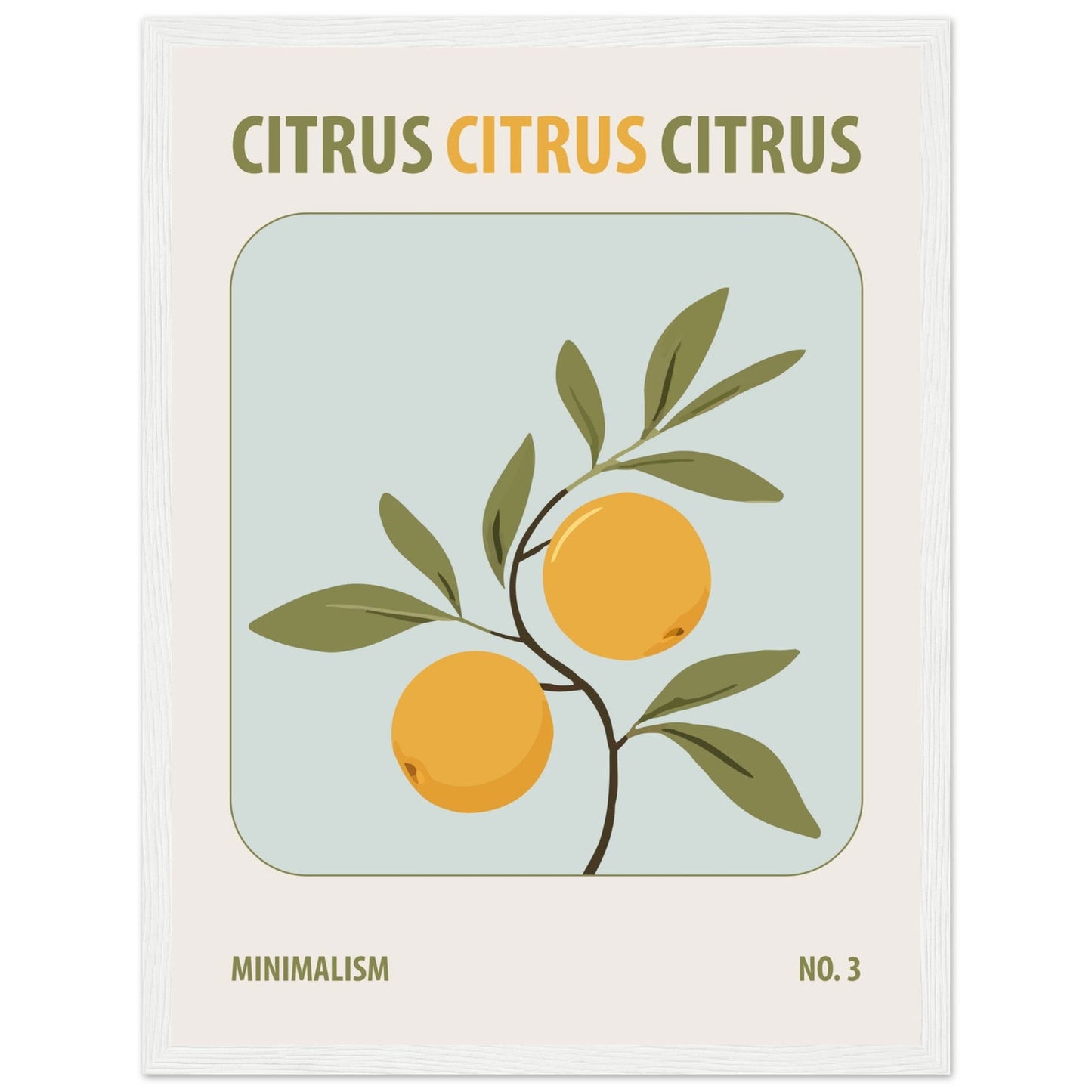 Citrus - art behind glass