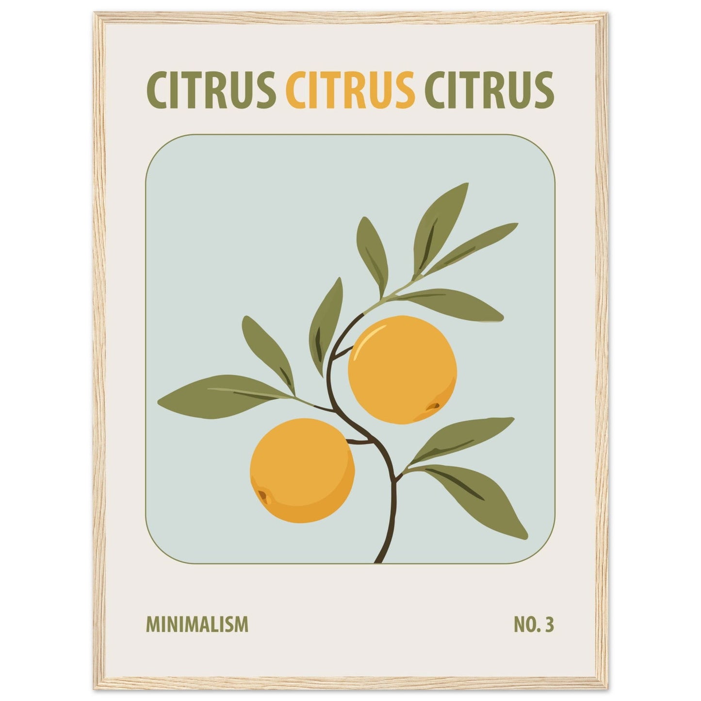 Citrus - art behind glass