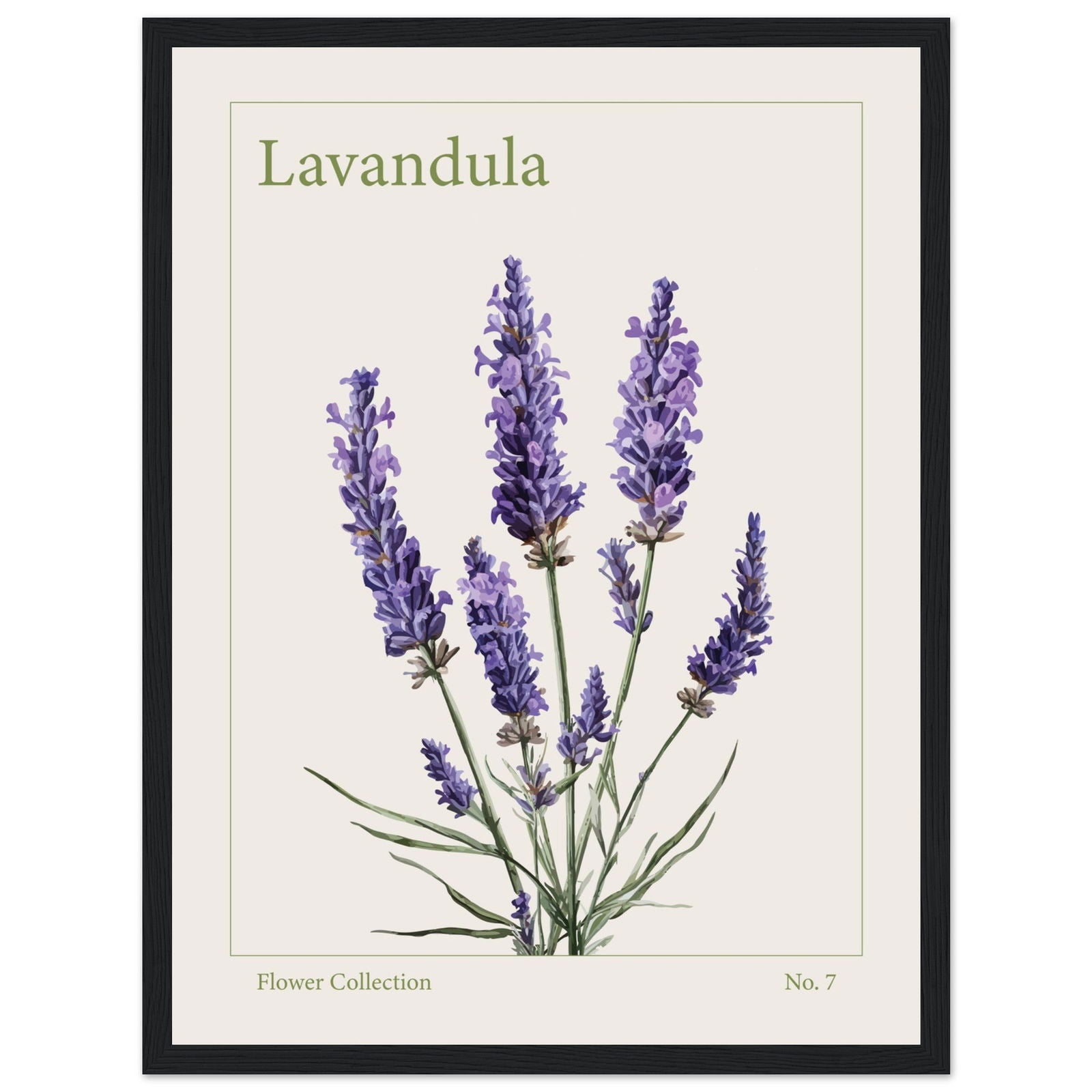 Lavendel - art behind glass