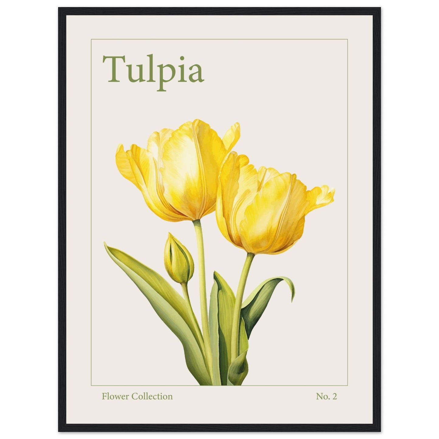 Tulpe - art behind glass