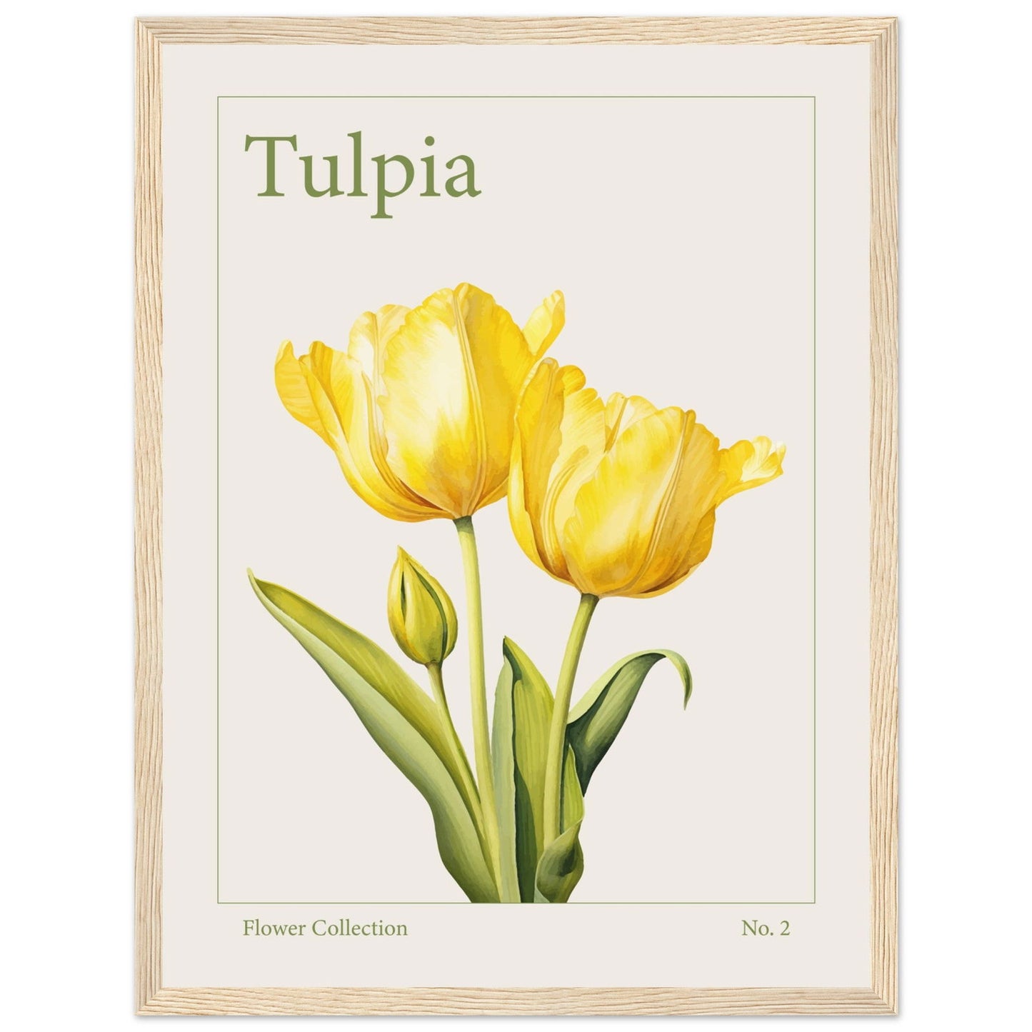 Tulpe - art behind glass