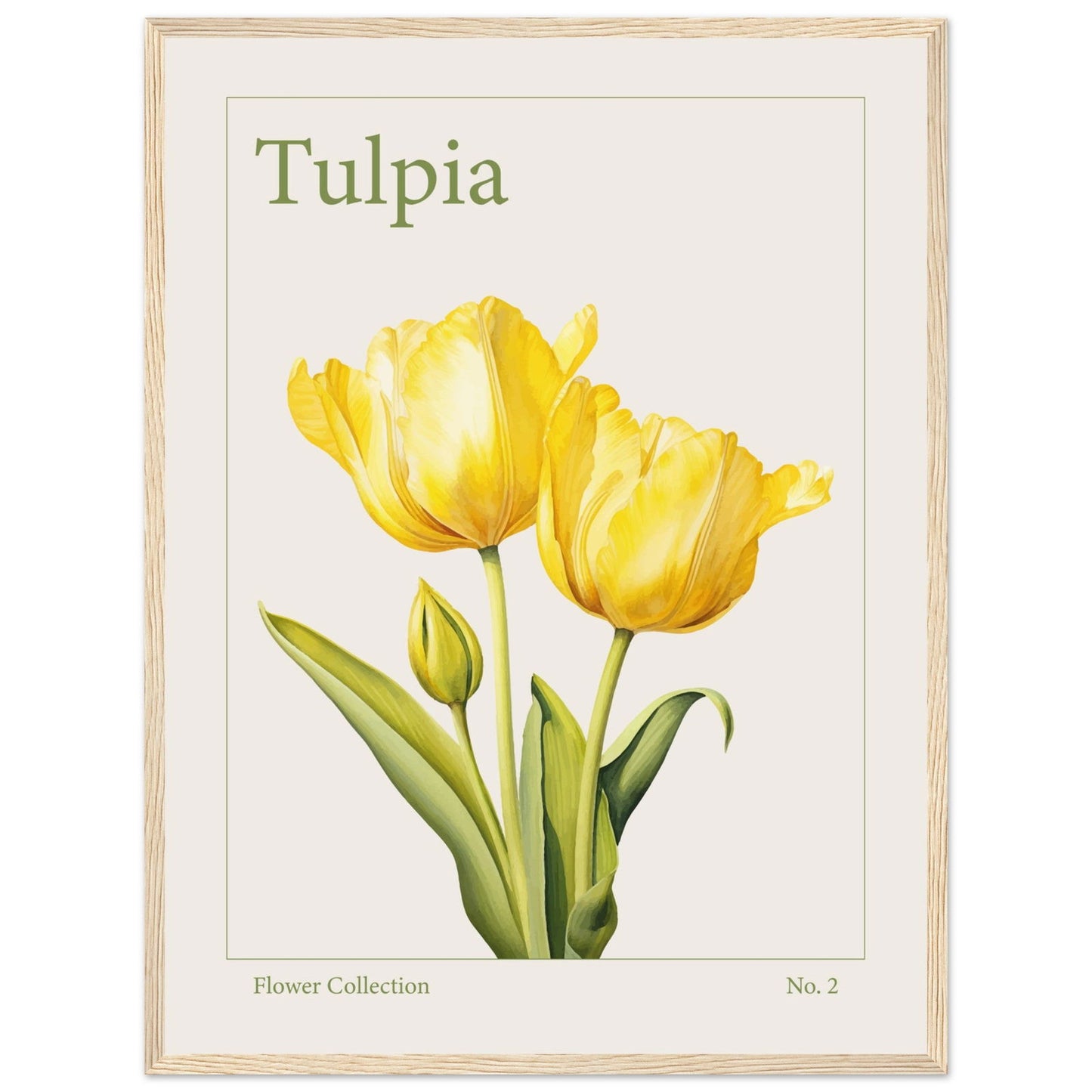 Tulpe - art behind glass