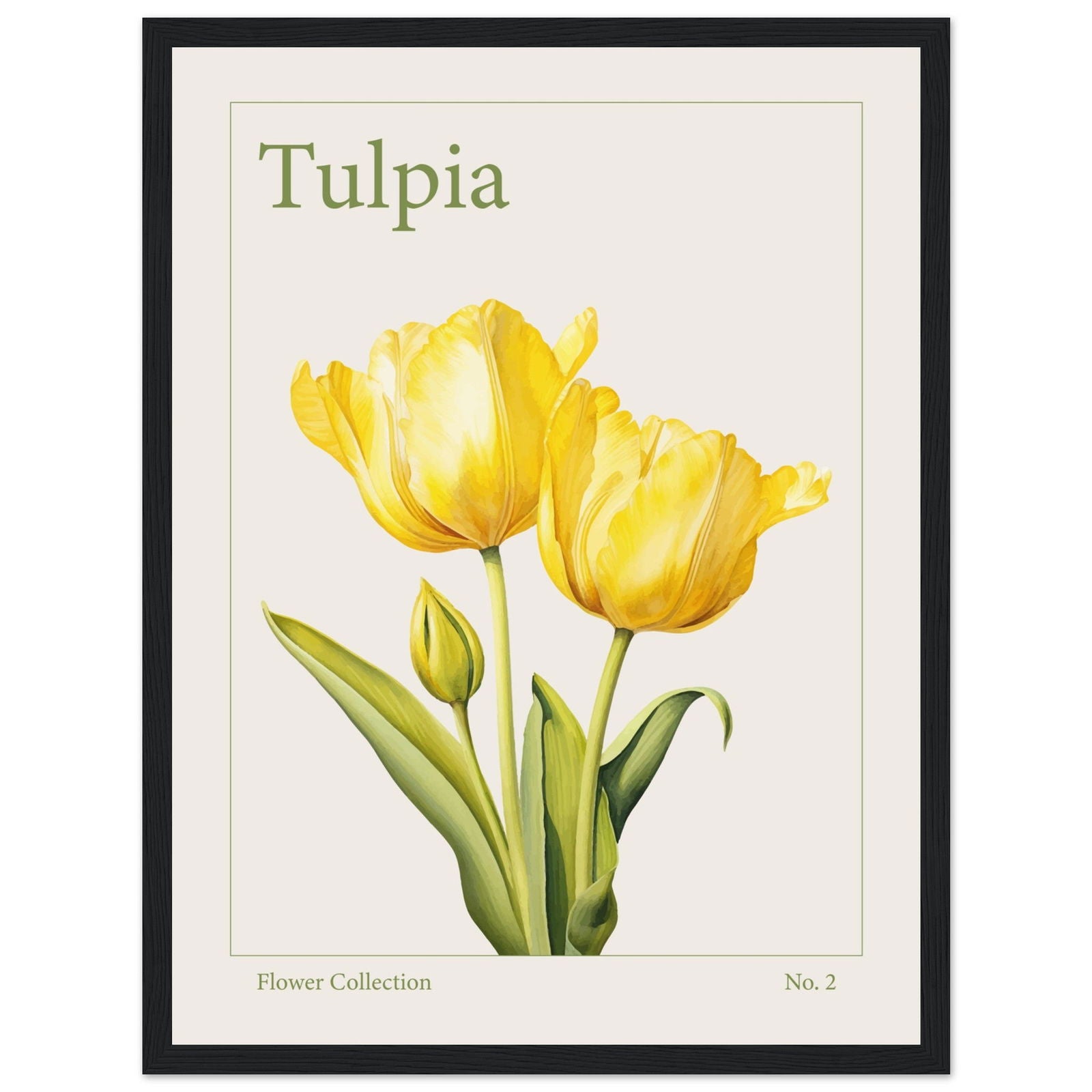 Tulpe - art behind glass